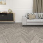 Ламиниран паркет FAUS №S174221 Шеврон сив 8мм / 33 клас - Image 3