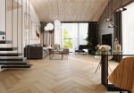 Водоустойчива настилка Amaron Herringbone №153 Дъб Янки 5мм / 33 клас 4V - Image 5