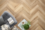 Водоустойчива настилка Amaron Herringbone №159 Дъб Уембли 5мм / 33 клас 4V - Image 10