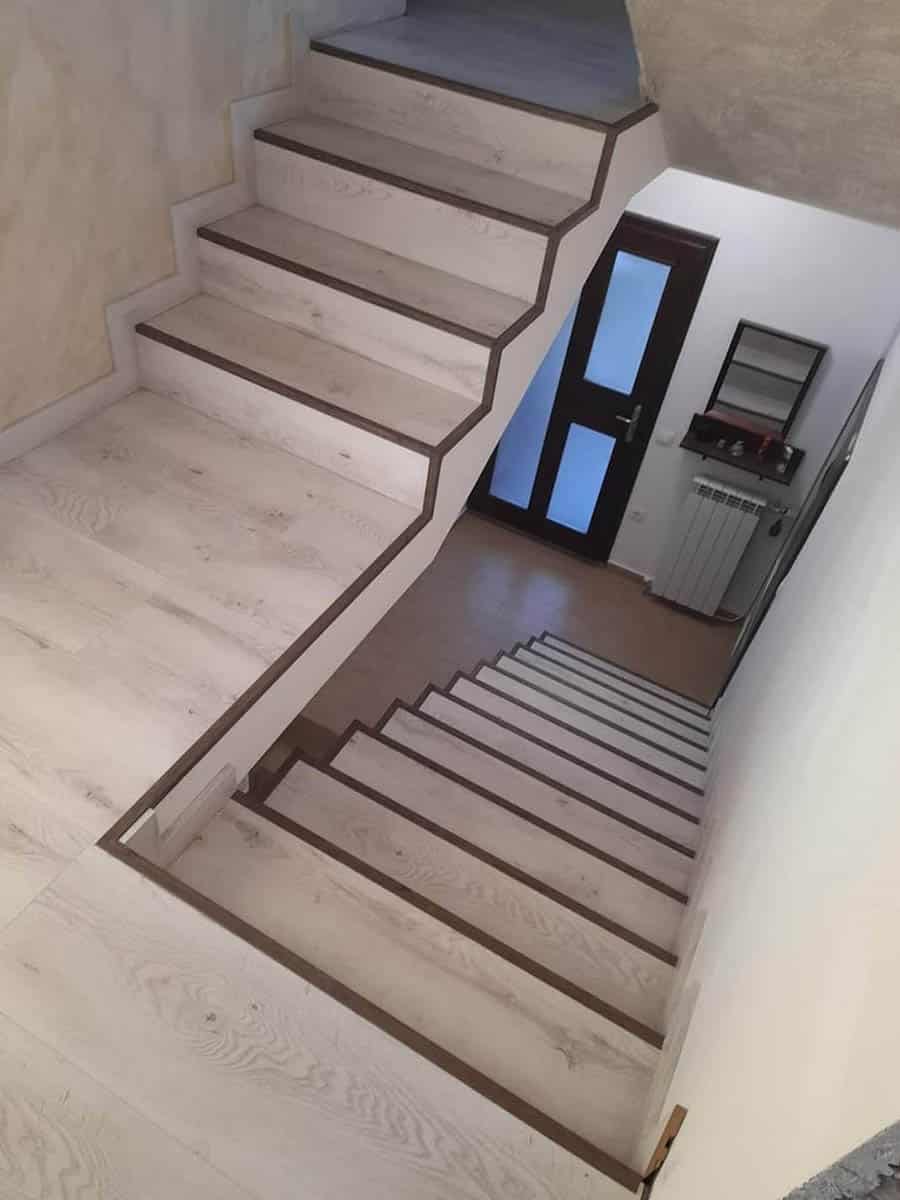 Стъпала с ламиниран паркет Arteo