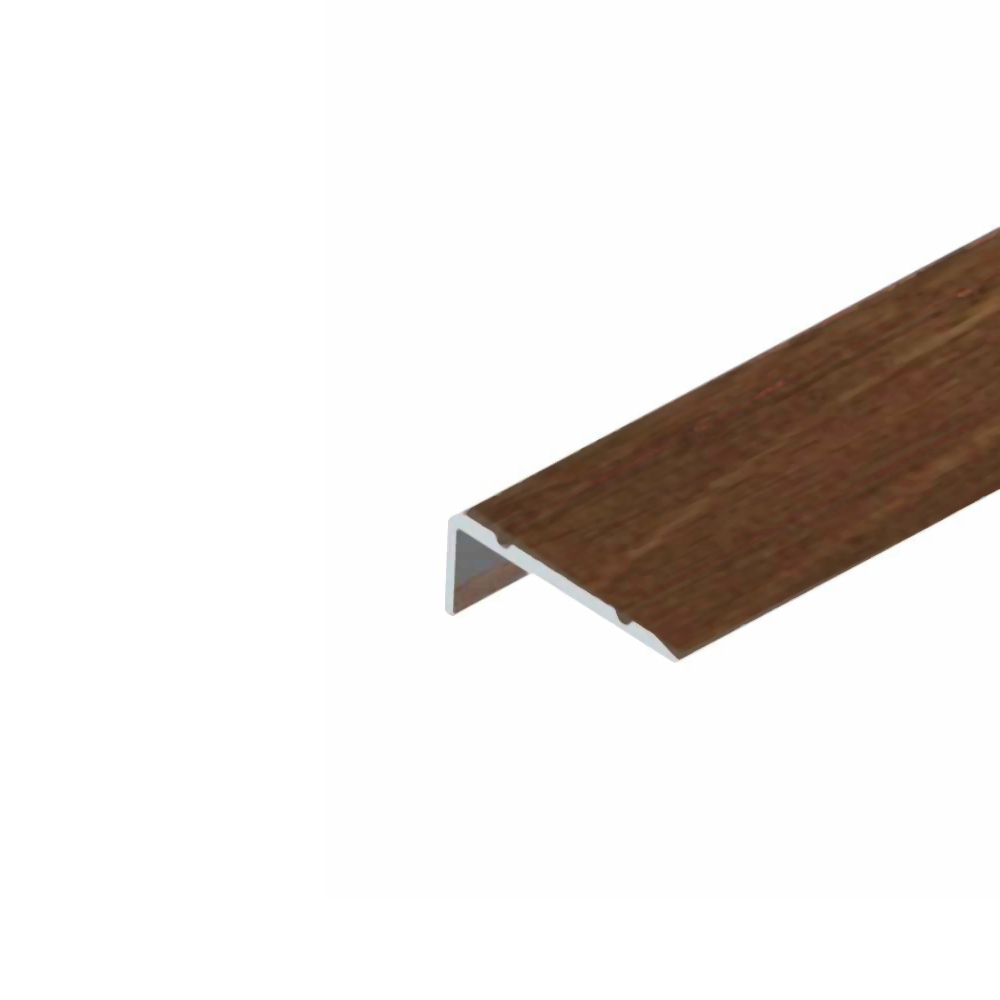 108d-walnut Алуминиева лайстна Г-профил EL2109 108-D Орех 25x10мм, 0.9м - Image 1