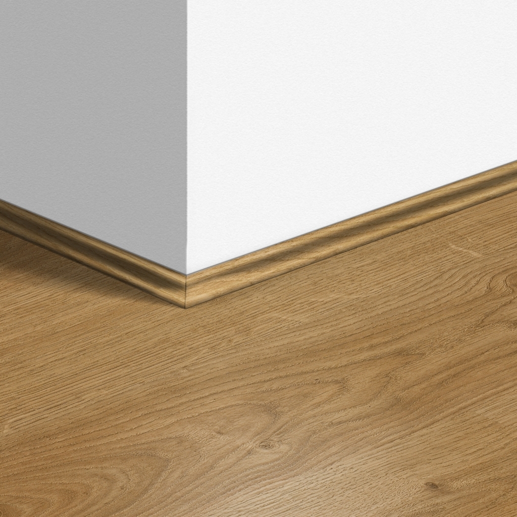 1491-17 Ъглов профил MDF Quickstep 1491 Дъб светло бял 17x17мм, 2.40м - Image 1