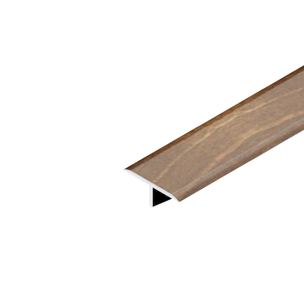 2110-108D-walnut Алуминиева лайстна Т-профил EL2110 108D Орех 20мм, 2.7м - Image 1