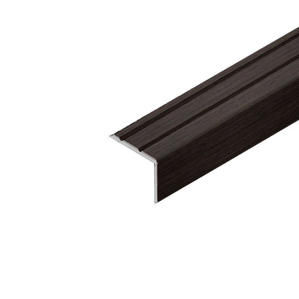 2127-127-wenge Алуминиева лайстна Г-профил EL2127 127 Венге 25×20мм, 0,9м - Image 1