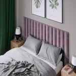 Тапициран стенен панел Vilo Regular 2 №6034842 Розова пудра 15x60 см - Image 2