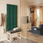 Тапициран стенен панел Vilo Regular 3 №6034870 Зелена бутилка 30x30 см - Image 2