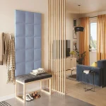 Тапициран стенен панел Vilo Regular 3 Морско синьо 30x30 см - Image 2