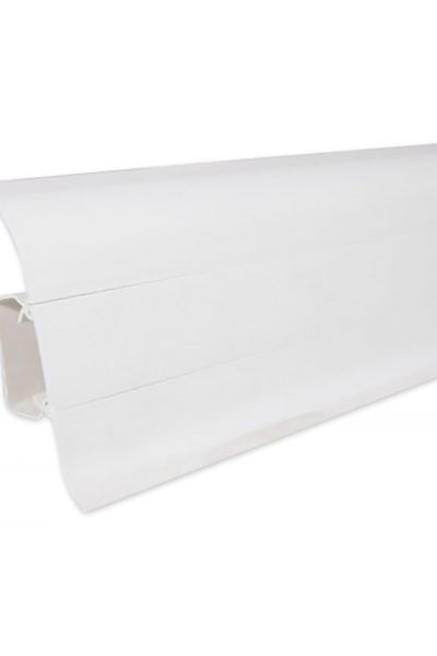 Перваз с кабелен канал VILO Flex 501 Бял 55x21мм, 2.5м