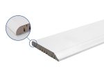 Перваз MDF Quickstep Ovolo Бял 160x16мм, 2.40м - Image 5