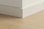 Перваз MDF Quickstep Бял за боядисване 77мм, 2.40м
