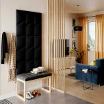 Тапициран стенен панел Vilo Geo Черно 30x35 см - Image 2