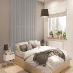 Тапициран стенен панел Vilo Regular 1 №6034836 Сиво 30x60 см - Image 2