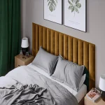 Тапициран стенен панел Vilo Regular 2 Горчица 15x60 см - Image 2