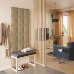 Тапициран стенен панел Vilo Regular 3 Бежово 30x30 см - Image 2