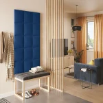 Тапициран стенен панел Vilo Regular 3 Тъмно синьо 30x30 см - Image 2