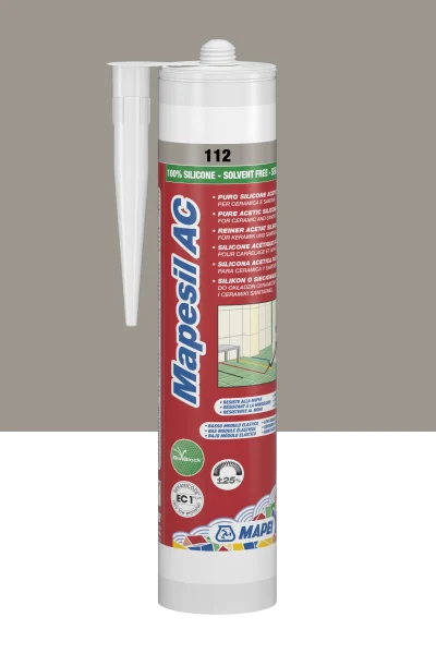 AC уплътнител Mapei Mapesil 112 Сив 310мл.