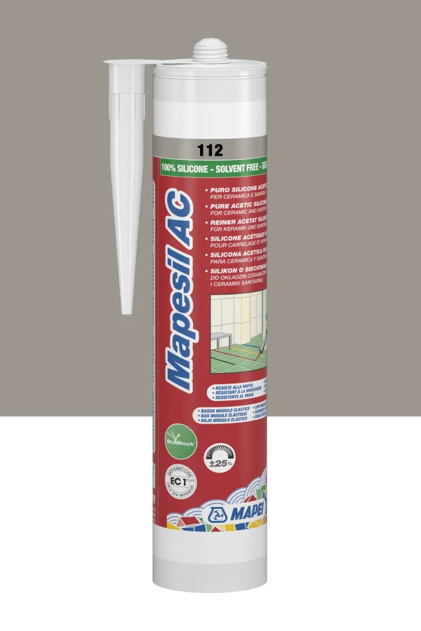AC уплътнител Mapei Mapesil 112 Сив 310мл.