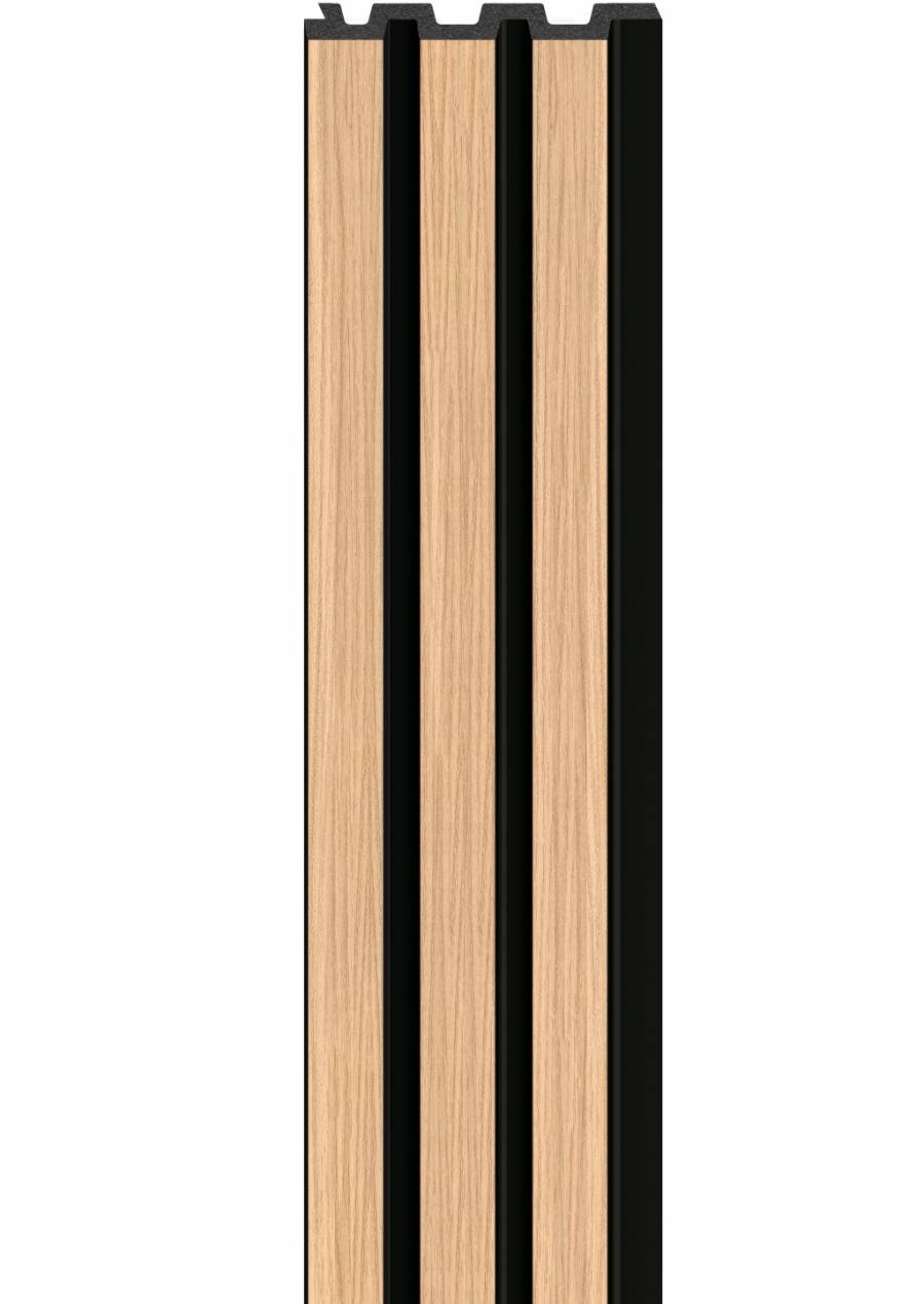 6063129-Lamele-Panel-Linerio-M-Line-Natural-Black-6063129-VOX (2) Стенен панел Linerio S №6063144 Натурал Черен 2650/122 - Image 1