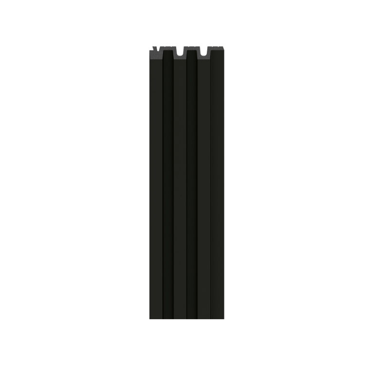 VOX-panel-LINERIO-M-Plus-Line-black-2650x122x21 Стенен панел Linerio M+ №6065814 Черен 2650/112 - Image 1