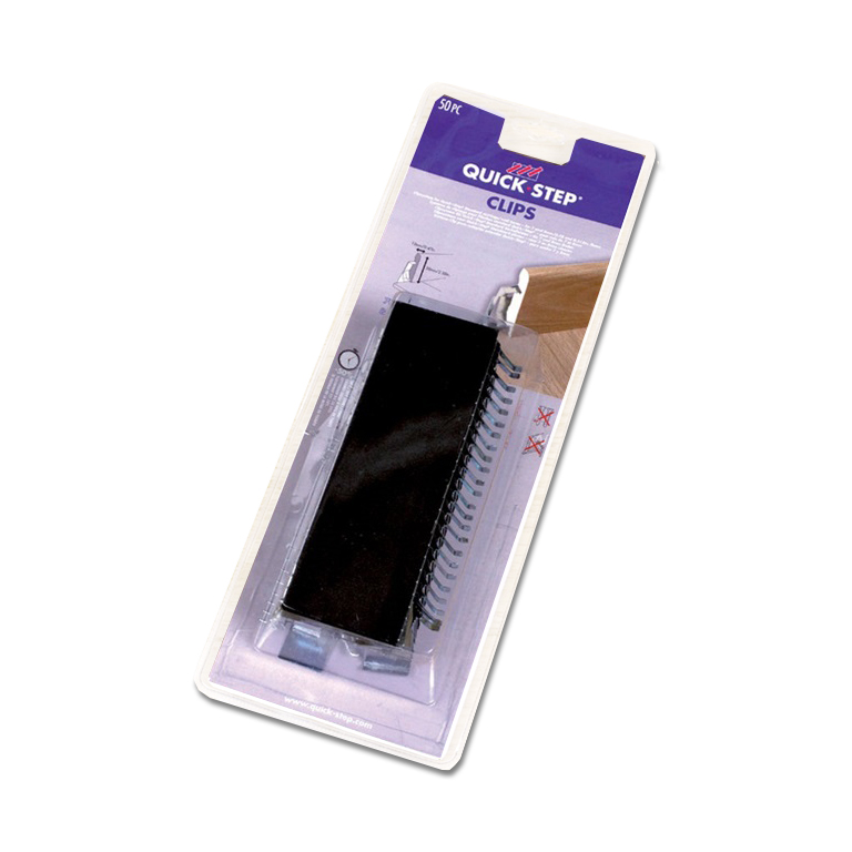 square lr (1) Клипс за MDF перваз Quickstep QSCLIPSKME7080A за ламинат 8мм (50 бр./пак.) - Image 1