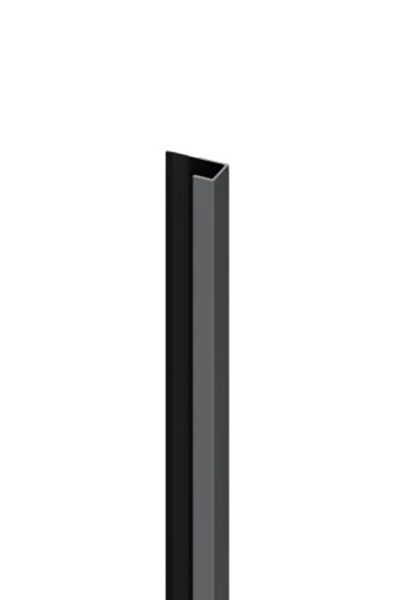 Завършващ J-профил Vilo №108897 300см - Deep Grey