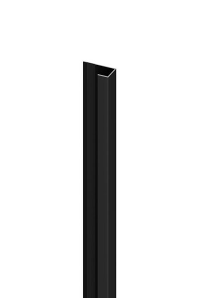 Завършващ J-профил Vilo №108904 300см - Black Matte