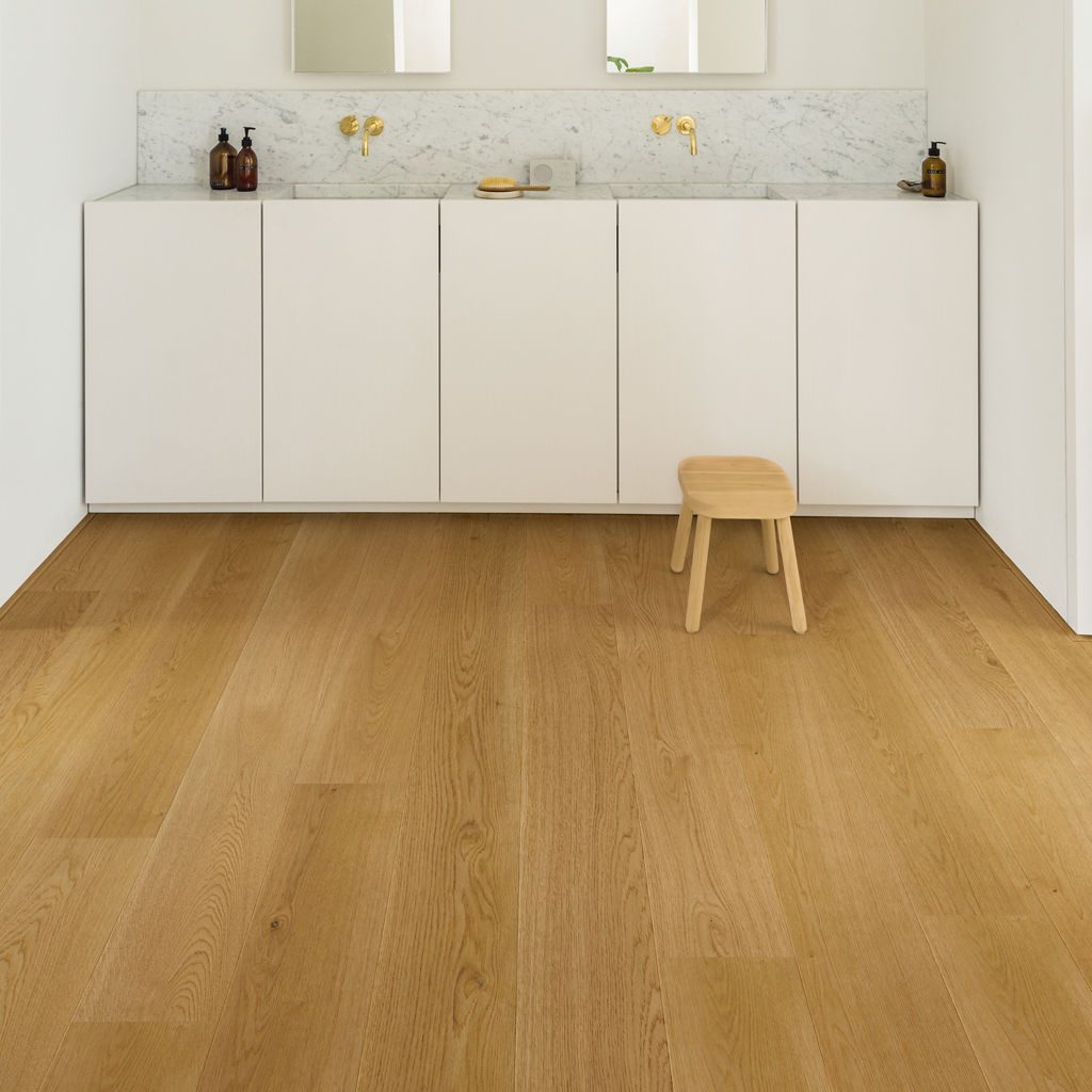 square lr Трислоен паркет Quick-Step 6032 Natural oak extra matt/ Дъб натурален екстра мат - Image 1